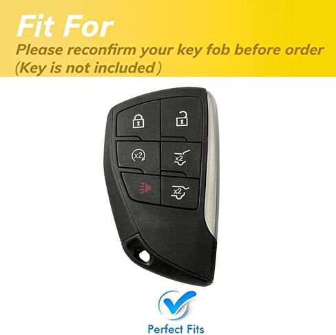 Pink for GMC Key FOB مع سلسلة مفاتيح تناسب 2022-2025 CHEVY COLORADO EXINOX Silverado GMC CANYON SIERA (4-BUTTER-B) in Kuwait