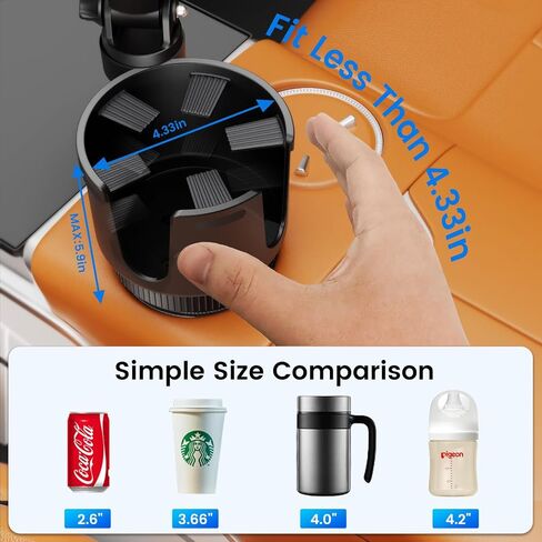 OHLPRO Cup Holder Car Tablet Mount for Truck, 360° Adjustable Arm Stand Holder for iPad, Samsung Galaxy Tablet in Saudi Arabia