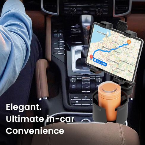 OHLPRO Cup Holder Car Tablet Mount for Truck, 360° Adjustable Arm Stand Holder for iPad, Samsung Galaxy Tablet in Saudi Arabia
