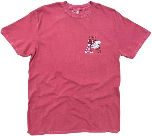 Arkansas Razorback Leaner Tee, Officially Licensed NCAA, 100% Cotton, Men's and Women's SM-2XL in Kuwait