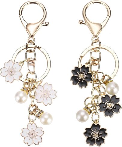 سحر سلسلة Keychain Flower Patikil ، مينا زهر الكرز in Kuwait