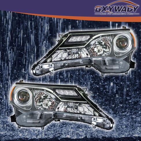 GXYWADY Headlights Assembly Replacement for 2013 2014 2015 RAV4 Front Headlights Pair Left and Right Side (Passenger Driver Side) in Saudi Arabia
