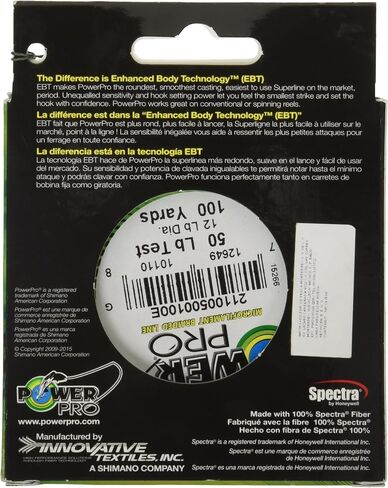 Power Pro 21100050500V Braided Spectra Fiber Fishing Line, 5 lb/500 yd, Vermilion Red in Kuwait