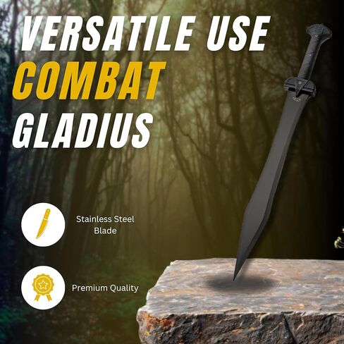 39.5" Black Carbon Steel Double Dragon Katana Sword with Sheath in Kuwait