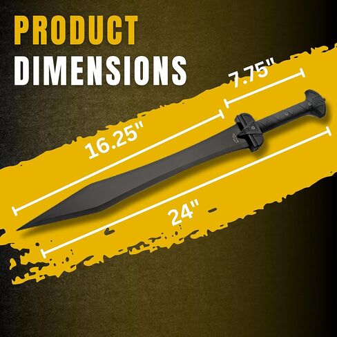 39.5" Black Carbon Steel Double Dragon Katana Sword with Sheath in Kuwait