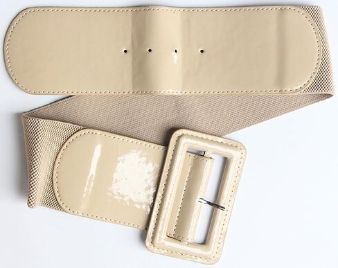 ALAIX Women's Belt Wide Stretchy Elastic Waist Belt for dress Adjustable Vintage Dressy Belts Waistband for Women in Kuwait