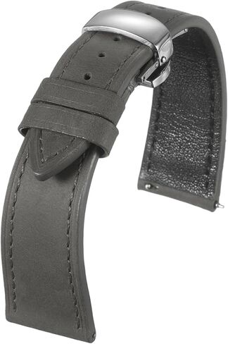 Harfington Leather Watch Band Vintage Watch STRAP QUICE FERSHING BESTAND BANDS BANDS مع مشبك فراشة من الفولاذ المقاوم للصدأ للرجال والنساء in Kuwait