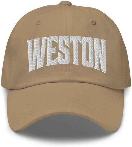 ويستون بيسبول كاب Weston Dad Hat Connecticut Ct Hat Progroidered Soundired in Kuwait