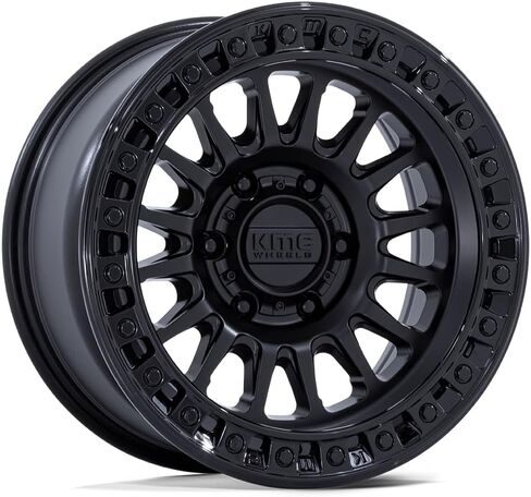 عجلات KMC IMS 17x8.5 6x5.54.36 -10mm غير لامع أسود ث/ لمعان شفة أسود - KM552MB17856810N in Kuwait