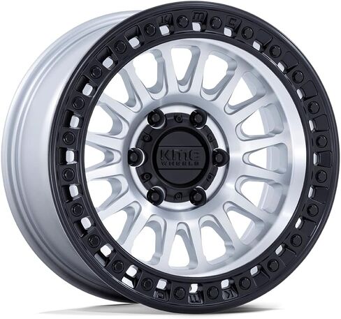 عجلات KMC IMS 17x8.5 6x5.54.36 -10mm غير لامع أسود ث/ لمعان شفة أسود - KM552MB17856810N in Kuwait
