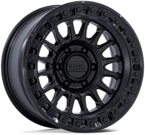 عجلات KMC IMS 17x8.5 6x5.54.36 -10mm غير لامع أسود ث/ لمعان شفة أسود - KM552MB17856810N in Kuwait