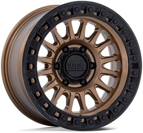 عجلات KMC IMS 17x8.5 6x5.54.36 -10mm غير لامع أسود ث/ لمعان شفة أسود - KM552MB17856810N in Kuwait