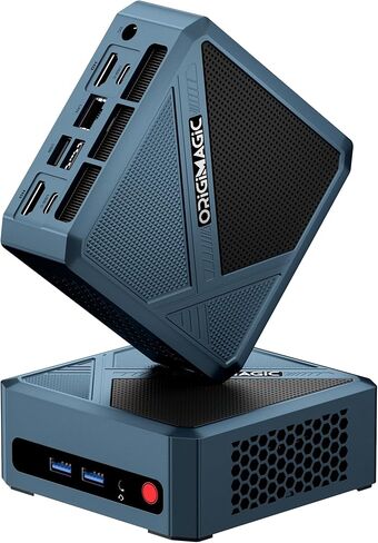 N2 Pro Ryzen 7 6800H Mini PC Windows 11 Pro Mini Computers, Dual Channel 32GB(16GBx2) DDR5 NVme PCIe 3.0x4 512GB SSD, Triple Displays HDMI+DP+USB4(Support Thunderbolt) in Saudi Arabia