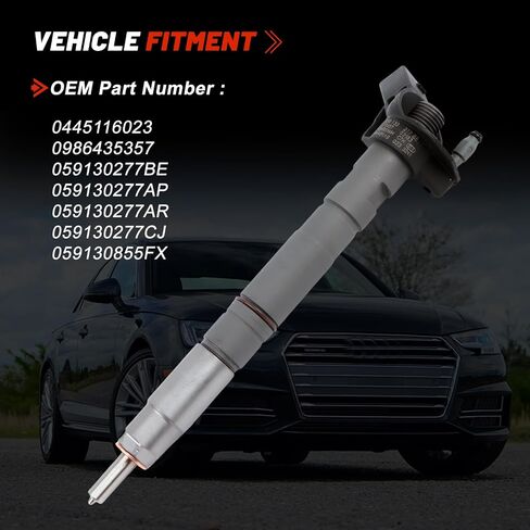 0445116023 059130277BE 0986435357 Common Rail Fuel Injector for Audi A4 A5 A6 A7 2.7TDI 3.0TDI Q5 Q7 VW Touareg Porsche Cayenne in Saudi Arabia