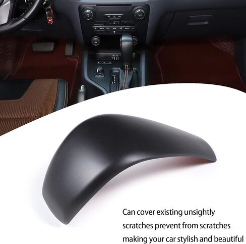 Lcojicep Car Gear Cover Cover Gear Head Head Gear Lever Shell Car Interior Modification مناسبة لـ Ranger T6/T7 2015-2021/Ford Everest2015/2018 (Piano Black) in Saudi Arabia