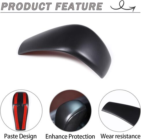 Lcojicep Car Gear Cover Cover Gear Head Head Gear Lever Shell Car Interior Modification مناسبة لـ Ranger T6/T7 2015-2021/Ford Everest2015/2018 (Piano Black) in Saudi Arabia