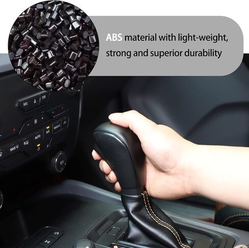 Lcojicep Car Gear Cover Cover Gear Head Head Gear Lever Shell Car Interior Modification مناسبة لـ Ranger T6/T7 2015-2021/Ford Everest2015/2018 (Piano Black) in Saudi Arabia