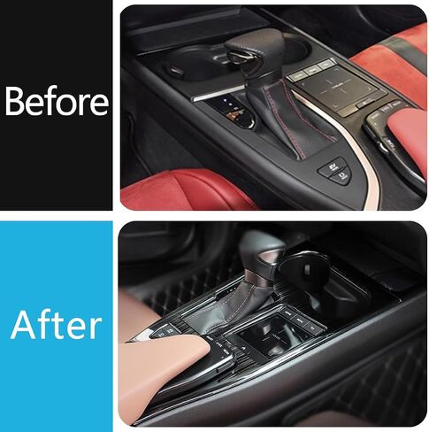 Car Accessories Fit for Lexus UX 200 250h UX200 UX250h 2019-2022 Gear Shift Knob Console Panel Trims Cover (Matte Silver) 3PCS Stainless Steel in Saudi Arabia