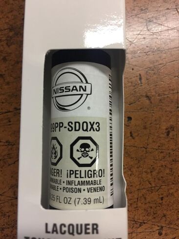Nissan NEW OEM Touch-Up Paint + Clear Coat WINTER FROST Color Code QX3 in Saudi Arabia
