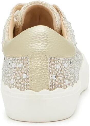 Anne Klein Woman's Champion Sneaker, Silver Metallic, 10M in Saudi Arabia