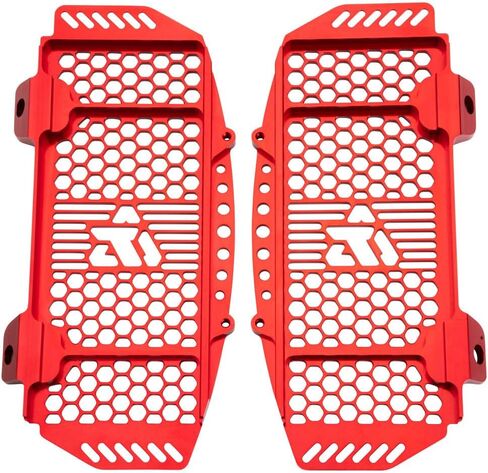 Tusk Billet Radiator Guards Red For KTM 350 EXC-F 2017-2024 in Saudi Arabia