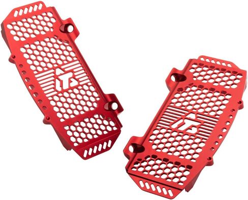 Tusk Billet Radiator Guards Red For KTM 350 EXC-F 2017-2024 in Saudi Arabia