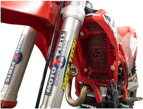 Tusk Billet Radiator Guards Red For KTM 350 EXC-F 2017-2024 in Saudi Arabia