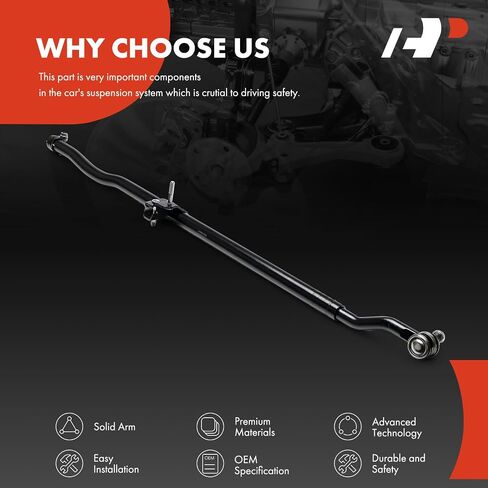 A-Premium Front Outer Roid Rod End ، متوافق مع سلسلة Jeep JK Wrangler 2007-2017 ، Wrangler JK 2018 in Saudi Arabia