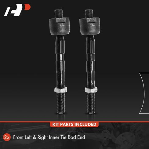 A-Premium 2 x Front Inner Tie Rod Ends, Compatible with Hyundai Sonata 2011-2015 & Kia Optima 2011-2016 in Saudi Arabia