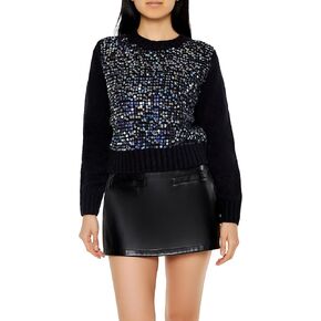 Forever 21 Women's Iridescent Sequin Sweater in Saudi Arabia