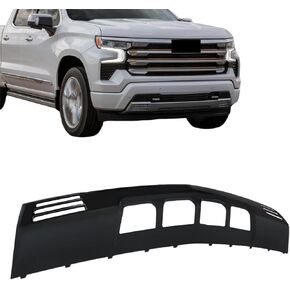 Lower Front Bumper Valance Skid Plate Black with Hole Replacement for Silverado 1500 2022-2023 in Saudi Arabia