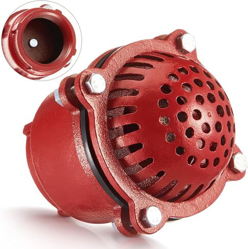 3 Inch Cast Iron Foot Valve NPT Painted Carbon Threaded Foot Valve for Water Service Only in Kuwait