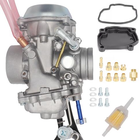 JIK Carburetor Carb for Arctic Cat 300 400 500 Bearcat 454 Bst34-216 Suzuki QuadRunner 250 4WD LTF250 LTF500 Suzuki QuadMaster LTA500 ATV (Blue) in Saudi Arabia