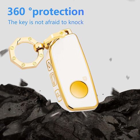 YHC لغطاء BMW Key FOB مع سلسلة المفاتيح الذهبية 2023 2024 in Kuwait