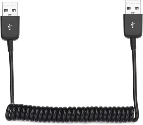 كابل بيانات USB Micro 5.9 بوصة 90 درجة الزاوية اليسرى USB 2.0 A ذكر إلى Micro B الزاوية اليسرى واليسرى لمزامنة الشحن الذكية ، GPS ، محركات الأقراص الصلبة الخارجية (أسود) in Kuwait