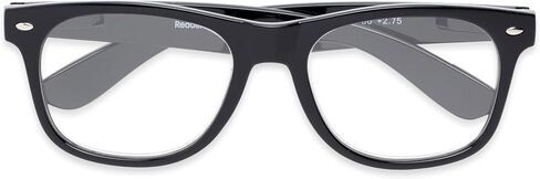 Readers Readers.com Reading Glasses: The Dean, Plastic Retro Square Style for Men and Women in Kuwait