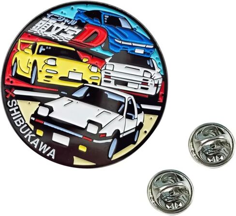 الأولي D Akagi Redsuns Car Racing Manga Anime 2 "شارة دبوس المينا بواسطة pinstant in Saudi Arabia
