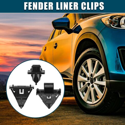 Cropix Fender Liner Clips Place Fit to Toyota FJ Cruiser - حزمة من 8 أسود in Saudi Arabia