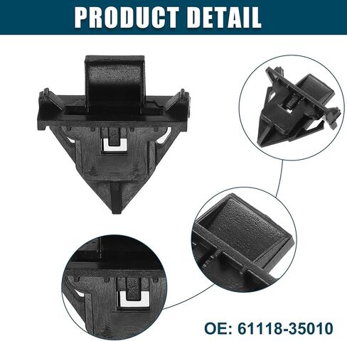 Cropix Fender Liner Clips Place Fit to Toyota FJ Cruiser - حزمة من 8 أسود in Saudi Arabia