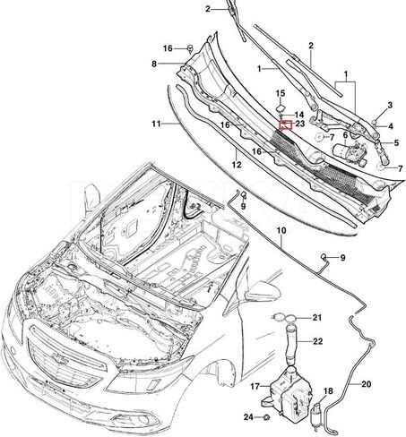 Rexka 25pcs Bumper Cover Fender Liner U Nut Clips 11609952 for GM Chevy Hummer Buick Cadillac Saturn Cadillac GMC Trucks - Multipurpose in Saudi Arabia