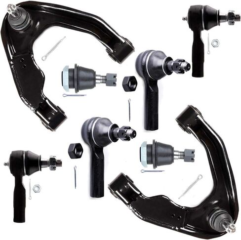 8-PC SET Suspension Kit fit 2000-2004 for Nissan Frontier for Nissan Xterra Front Upper Control Arm and Ball Joint Lower Ball Joint Outer Inner Tie Rod End in Saudi Arabia