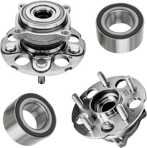 Detroit Axle-4PC Wheel Hubs Att For 2007-2011 Honda CR-V 2007-2012 2016-2017 Acura RDX ، 2 Work Wheel Bealings 2 Real Wheel Bearing Hubs 2008 2000 2010 Breplication in Saudi Arabia