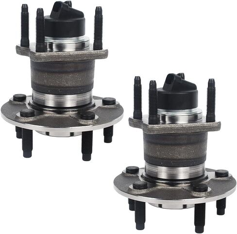 Autoround Pair 512250 Rear Wheel Hub and Bearing Assembly Fit for Chevy Cobalt 05-10, HHR 06-11/ Pontiac G5 07-10, Pursuit 05-06/ Saturn Ion 04-07 5 Lug w/ABS in Saudi Arabia