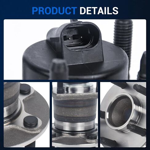 Autoround Pair 512250 Rear Wheel Hub and Bearing Assembly Fit for Chevy Cobalt 05-10, HHR 06-11/ Pontiac G5 07-10, Pursuit 05-06/ Saturn Ion 04-07 5 Lug w/ABS in Saudi Arabia