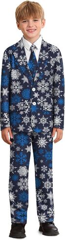 Christmas Boys Ugly 3 Piece Suits with Jacket, Pants & Tie 5-14 Years in Kuwait