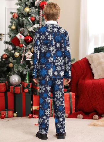Christmas Boys Ugly 3 Piece Suits with Jacket, Pants & Tie 5-14 Years in Kuwait