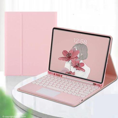 Empty room Keyboard Case, Wireless Bluetooth Keyboard with 10.2/10.5 Inch IPad Case,IPad Case with Keyboard for 2021 9th/2020 8th/2019 7th Gen/Air3,Bluetooth Keyboard&Build-in Pencil Holder Case in Saudi Arabia