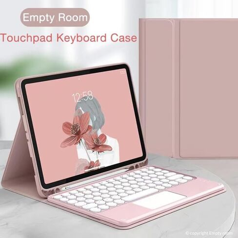 Empty room Keyboard Case, Wireless Bluetooth Keyboard with 10.2/10.5 Inch IPad Case,IPad Case with Keyboard for 2021 9th/2020 8th/2019 7th Gen/Air3,Bluetooth Keyboard&Build-in Pencil Holder Case in Saudi Arabia