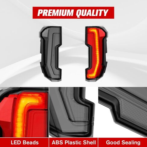 Tail Lights for Polaris Xpedition XP/ADV 2024+, LED Taillights Rear Brake Lights for Polaris Xpedition XP/XP 5/ADV/ADV 5 2024+ Accessories, Replace #2416628,2416629, Smoke Black, 2PCS in Saudi Arabia