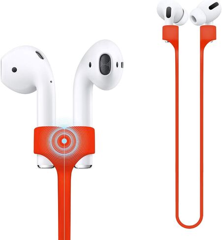 Compatible for Magnetic Anti-Lost Strap AirPods 1 2 Pro Accessory - Colorful Soft Sport String Tether Lanyard, Running Silicone Wire Cable Connector, Silica Gel Neck Rope Cord in Saudi Arabia